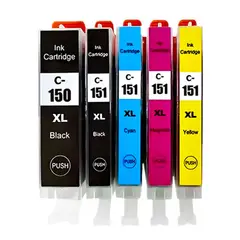 GENERICO - Cartucho Pgi-150 Cli-151 IMPRESORA ix6810 iP7210 150XL 151XL Pgi-150XL Cli-151XL