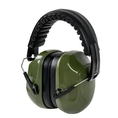 GENERICO - Audifono Antiruido Niños Grandes Jovenes y Adultos Cabeza Normal Verde Musgo - GNR