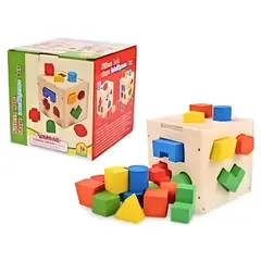 GENERICO - Juguete Didactico Cubo de Actividades de Encaje