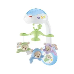 FISHER PRICE - Fisher-Price Newborn Toys Móvil para Bebés Móvil 3 en 1 Sueños de Mariposa