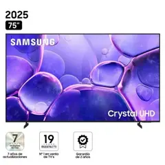 SAMSUNG - Televisor 75 Smart Crystal UHD 4K Modelo 75U8000FG 2025