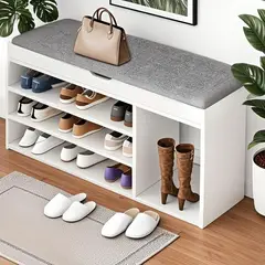 ROHE - Zapatero Organizador Con Asiento 3 Niveles