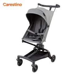 CARESTINO - Coche Plegable Compacto -BUGGY- Gris