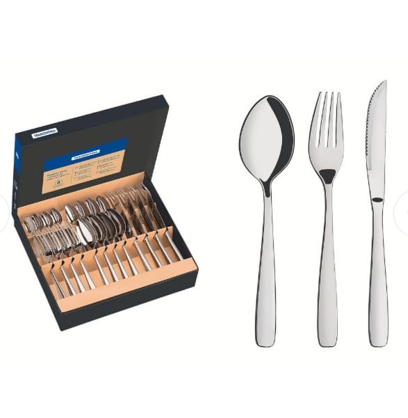 SET DE CUBIERTOS 24 PIEZAS MOD AMAZONAS ACERO INOX PARA 4 PERSONAS