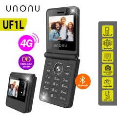 UNONU - Teléfono celular Básico unonu  UF1L FLIP 4G