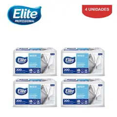 ELITE - Papel toalla DH interfoliada 200 hojas ELITE. Pack 4 und