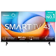 Hisense - Televisor Hisense 43" FHD Smart TV 43A4NV VIDAA Modelo 2025