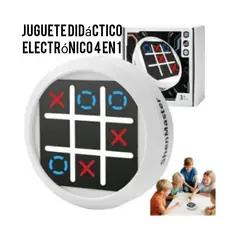OEM - JUEGO DIDACTICO ELECTRONICO MICHI PORTATIL 4 EN 1