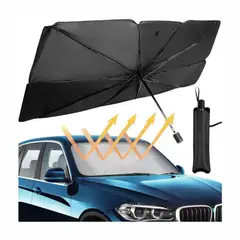 GENERICO - Tapasol Plegable Para Autos Cortina para Parabrisas