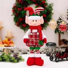 GENERICO - MUÑECO PATILARGA ELFO NAVIDEÑO DECORATIVO
