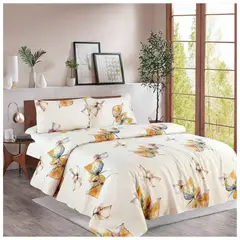 CASATEX - JUEGO DE SÁBANAS CON DISEÑO DE 2 PLAZAS