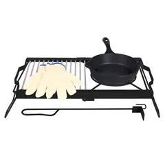 GRILLCORP - Set de Camping Parrillero Mixto x 4piezas
