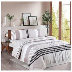 CASATEX - JUEGO DE SÁBANA EN 2.5 PLZ - QUEEN SIZE