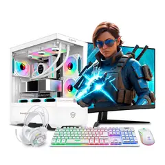 INTEL - Pc Gamer Intel Core i9 14900K 32gb ddr5 1TB 27 RTX5070 12GB Mipclista Hero White COMPUTADORA