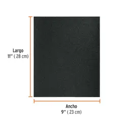 TRUPER - Lija de agua grano 120 de carburo de silicio - 11620