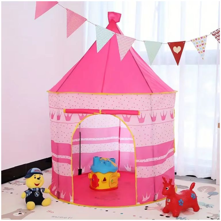 Carpa Castillo Tienda de Juegos Plegable Portátil Niña