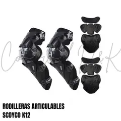 SCOYCO - RODILLERAS K12 MOTO-CICLISMO