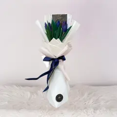 VI REGALANDO AMOR - Ramo de 5 tulipanes Bibble - Ramo de flores