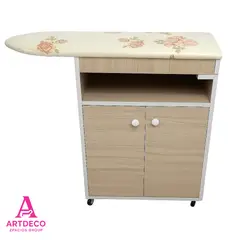 GENERICO - Mueble Planchador Organizador - Color Crema