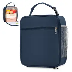 KELLER - Lonchera Térmica Impermeable con Asa Azul B79