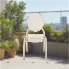NOEL - SILLA DE TERRAZA CRYSTAL CLEAR DECO