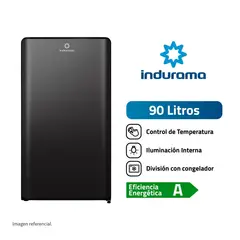 INDURAMA - Frigobar 90 Lts RI-109N Defrost Negro