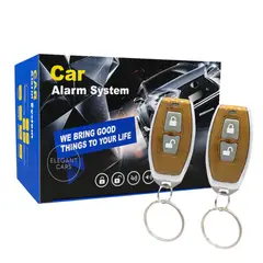 JET - Alarma Para Auto System con 2 Funciones 2 Control Mando a Distancia