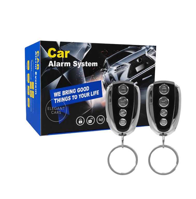 Alarma Para Auto System con 2 Control Mando a Distancia Universal