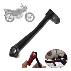 GENERICO - Palanca de Cambios Plegable Aluminio  Motocicleta Negro