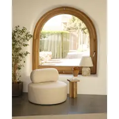 VENTITAS HOME - Butaca Minimalista Dandelion Ventitas Home Color Beige Claro