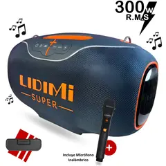 LIDIMI - Parlante Portátil Lidimi Super 300w D-S680 Bluetooth Usb + Micrófono