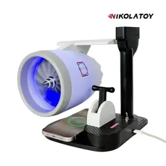 GENERICO - Humidificador Turbina Jet Lámpara LED y Carga Inalambrica 3 en 1