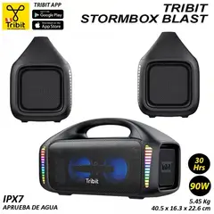 TRIBIT - Parlante Bluetooth Tribit StormBox Blast 90W Negro
