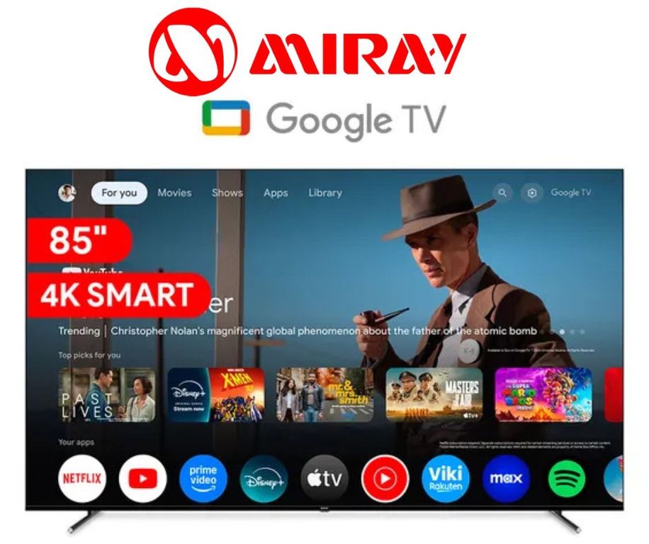Televisor Miray Smart TV 85" PULGADAS  QLED MQ85-E2000GBT