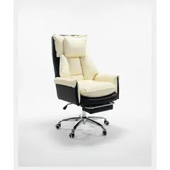 GENERICO - SILLA DE OFICINA CON MASAJEADOR Y REPOSAPIES NEGRO - KENDO