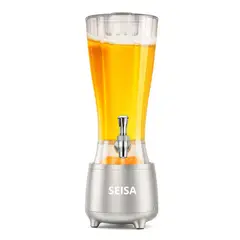 SEISA - Parlante Bluetooth LED SEISA YX-S9866 RGB con Dispensador 2.5 L Tipo Cañón de Cerveza para Fiestas