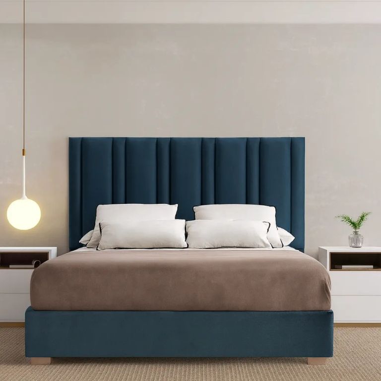 CAMA BOX TARIMA NURIA KING AZUL