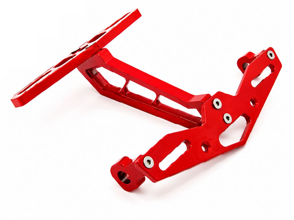 Porta Placa Universal Para Moto Ajustable R6 Ns