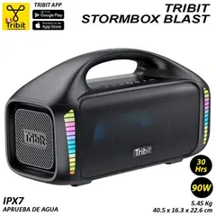 TRIBIT - Parlante Bluetooth StormBox Blast 90W Negro