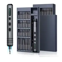 GENERICO - Destornillador Eléctrico de Precisión 68 en 1, Torque Ajustable, Recargable