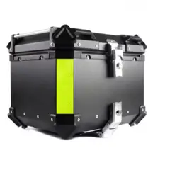 GENERICO - CAJUELA LATERAL DE ABS PARA MOTO 55L- NEGRO