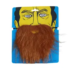 GENERICO - Barba falsa marrón disfraz Halloween Navidad