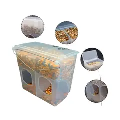 GENERICO - Dispensador Automático Doble de Alimento para Aves