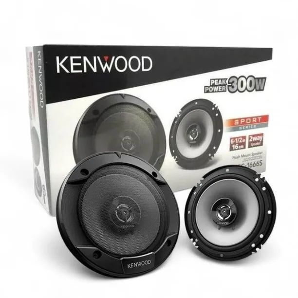 Set de parlantes coaxiales 300w kenwood