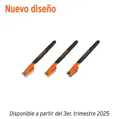 TRUPER - Juego de 3 mini cepillos de alambre 28 pinceles,