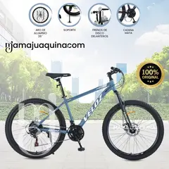 VELOX - Bicicleta Deportiva Aro 26 «ROMANI MTB» Edición Limitada Light Blue