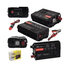 FULL MAX - Inversor DC a AC de Onda Modificada 500W USB5VDC 68A HFM-FL-B500 HIGH FULL MAX