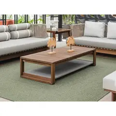 DMUEBLES - MP Mesita Centro Terraza  Jardín Ash - Natural