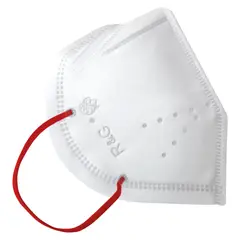 R&G - Mascarilla KN95 Earloop Rojo R&G Caja x 15 und