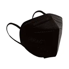 R&G - Mascarilla KN95 Negro R&G Caja x 15 und